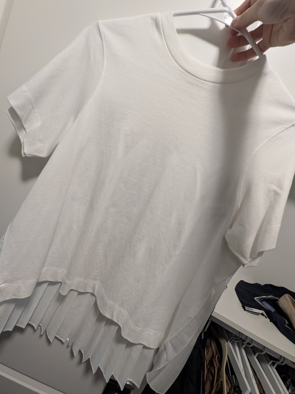 AllSaints White Short-Sleeve Crew Tee